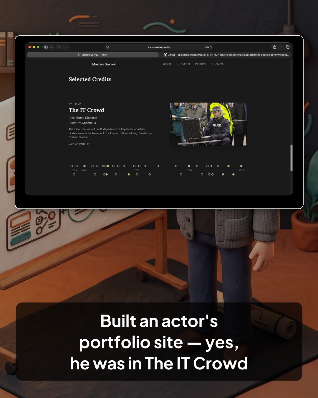 Marcus Garvey actor portfolio site