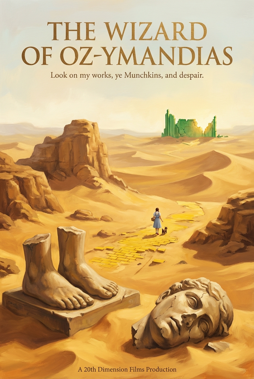 The Wizard of Oz-ymandias (1989) - 20th Dimension Films promotional poster