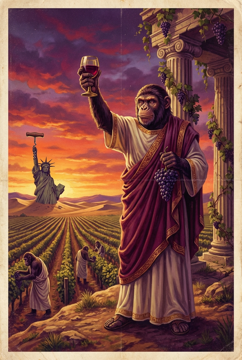 Planet of the Grapes (1992) - 20th Dimension Films promotional poster