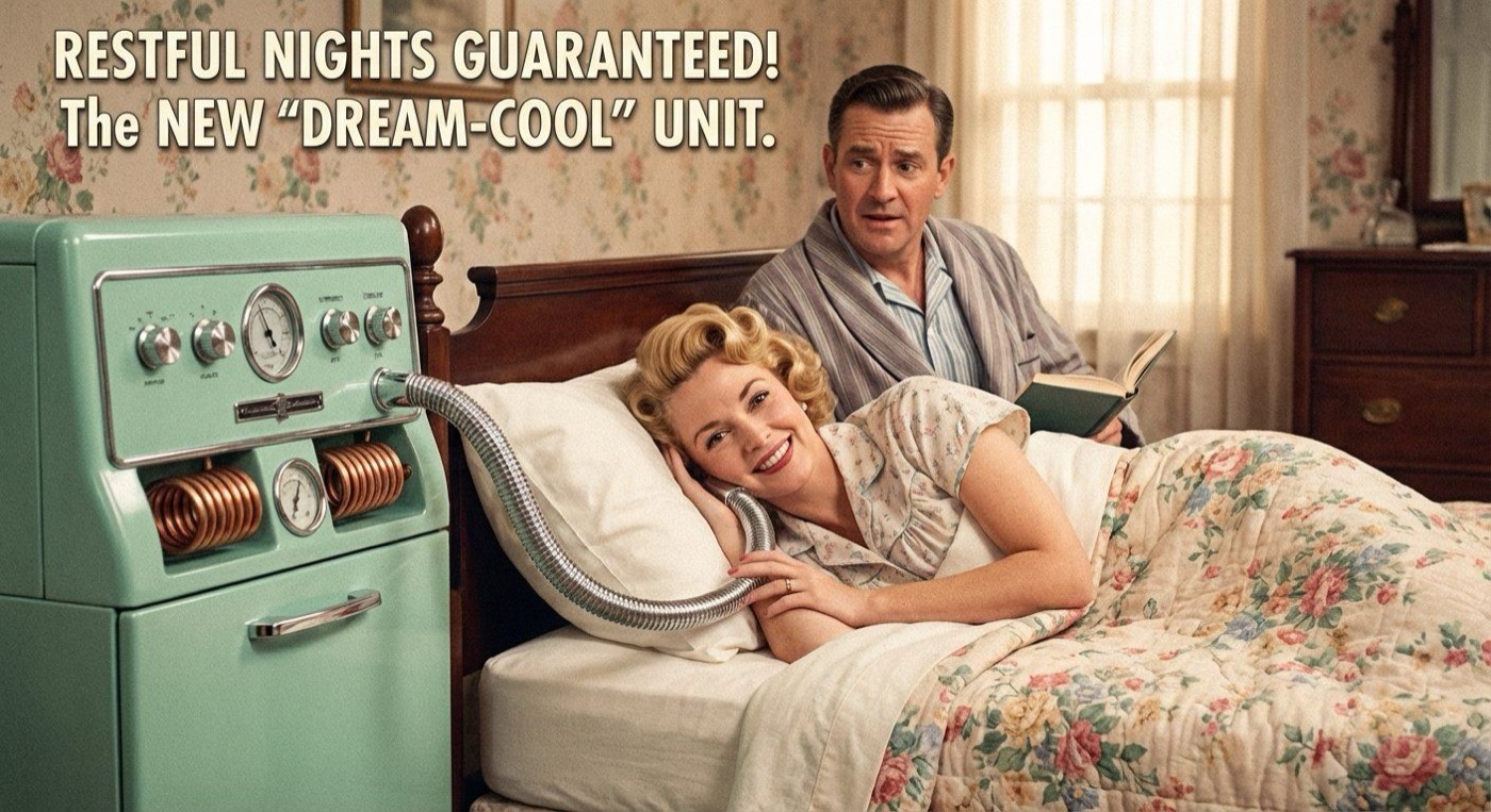 Happy couple enjoying the Pillow Fridge