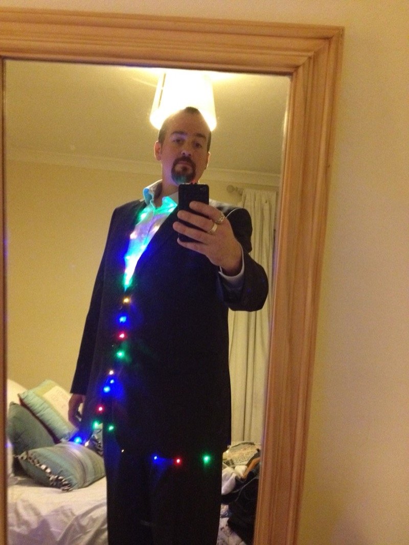 The LED Jacket MK II in action