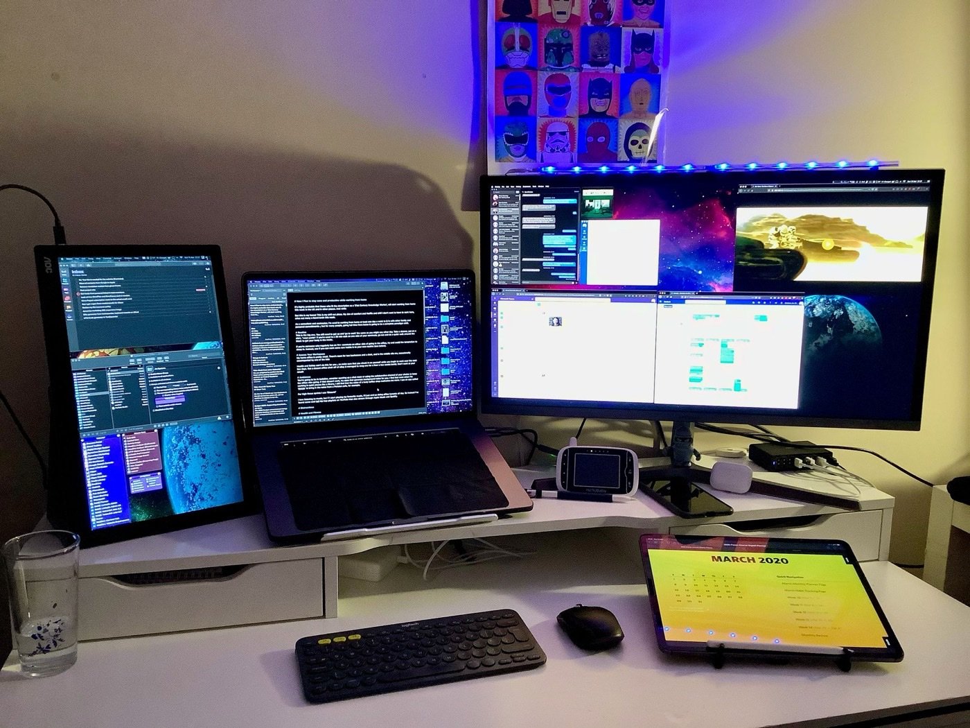 The command center — March 2020