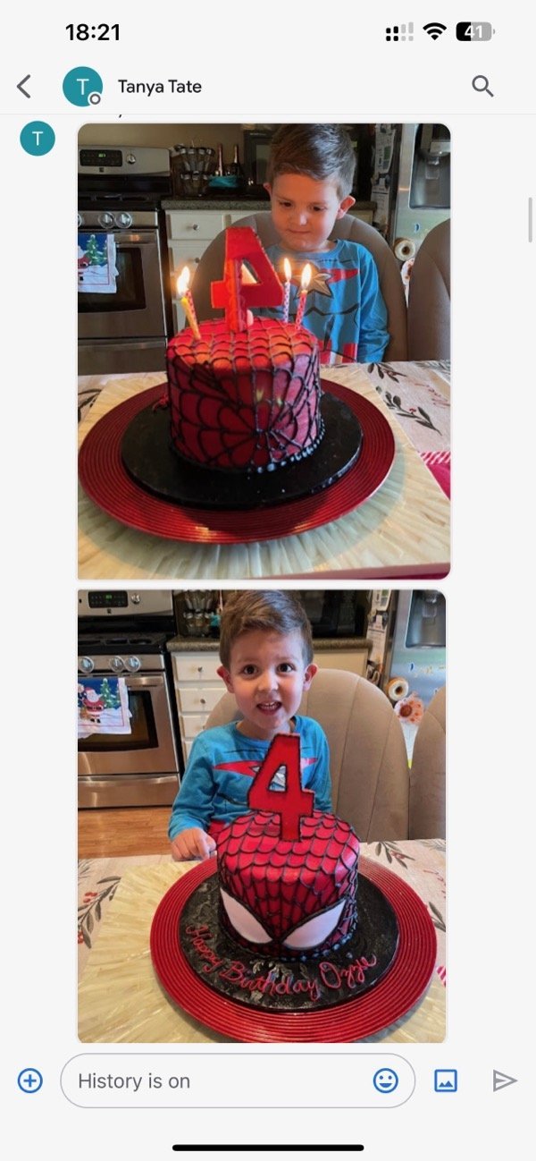 Spotting the chalkboard detail