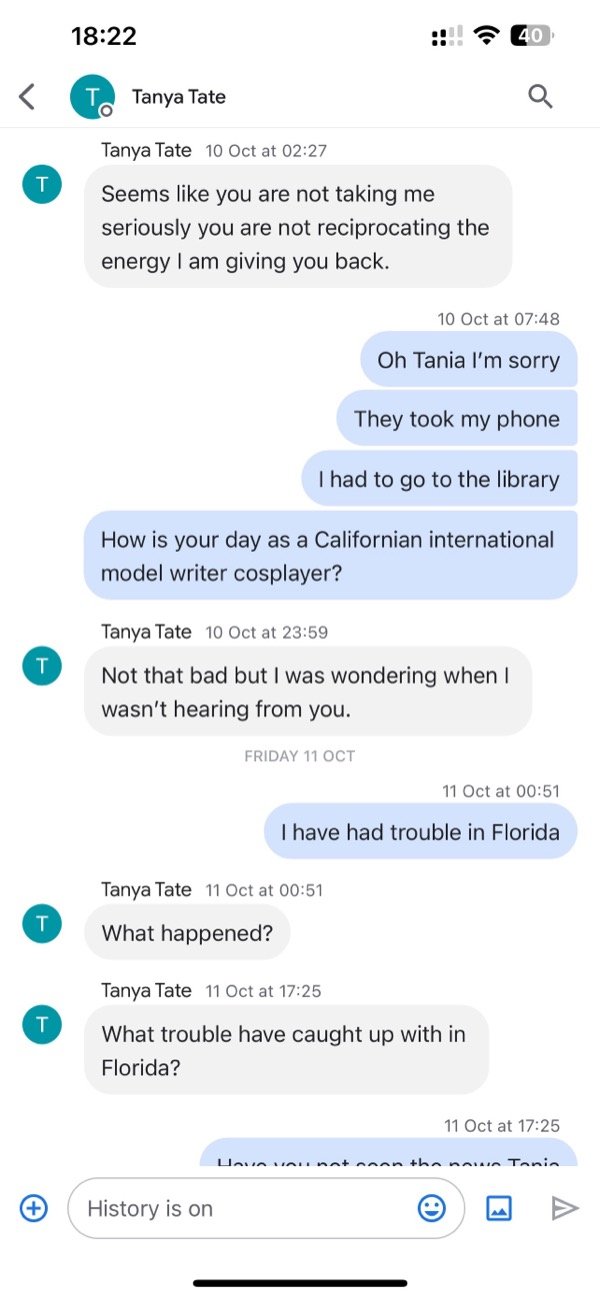 Playing the hapless victim