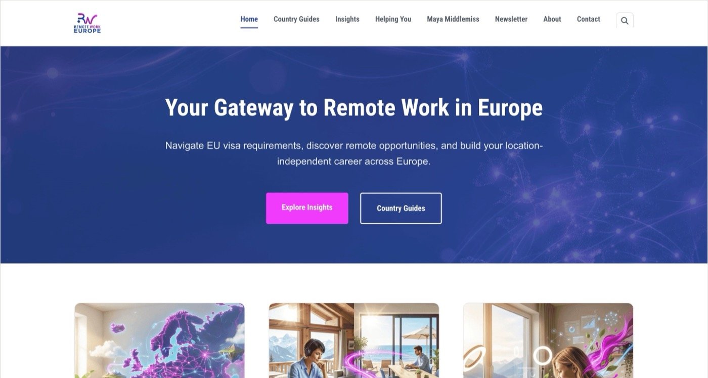 Remote Work Europe on Astro — after migration