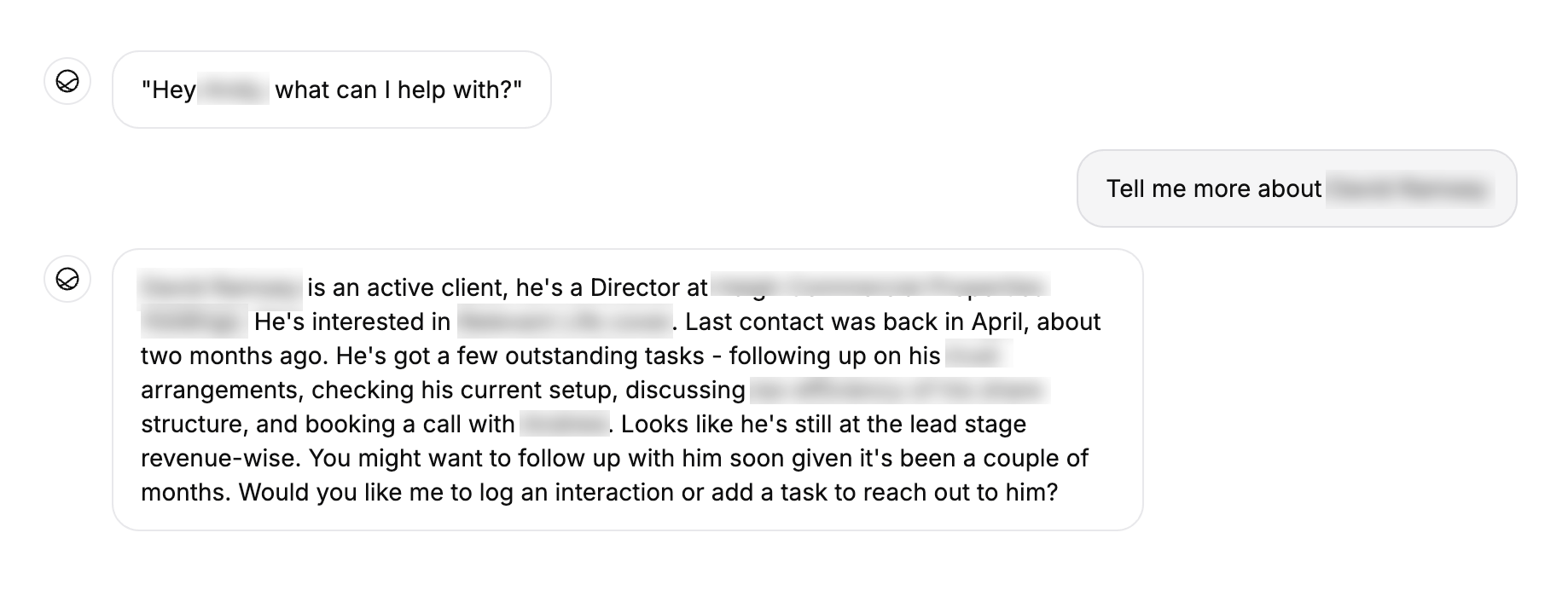 It offered up a real customer to a stranger