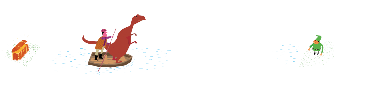 River crossing puzzle illustration